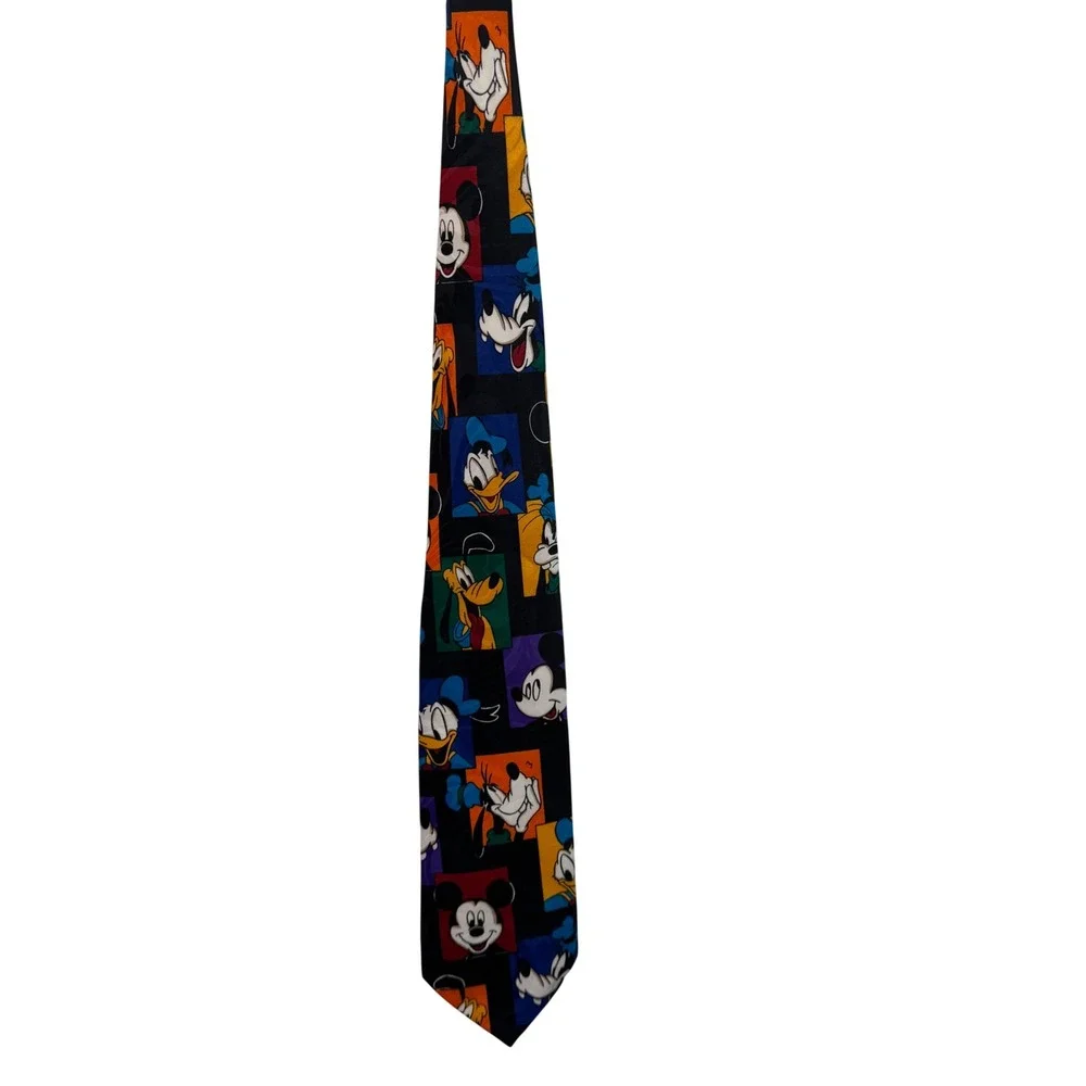 Balancine Inc. Disney Necktie Mickey‎ Mouse Donald Duck Goofy